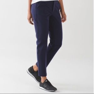 Navy Blue Lululemon City Trek Trousers